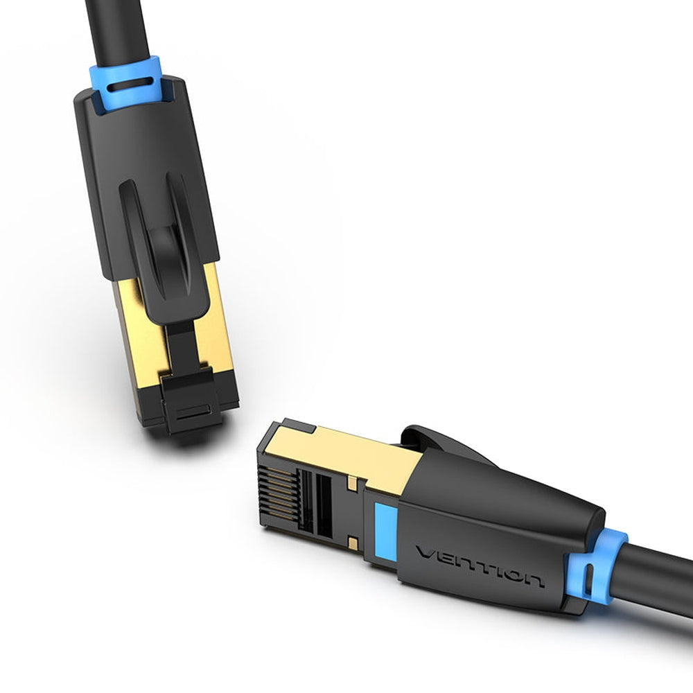 Cable de Red RJ45 SFTP Vention IKABJ Cat.8/ 2m/ Negro