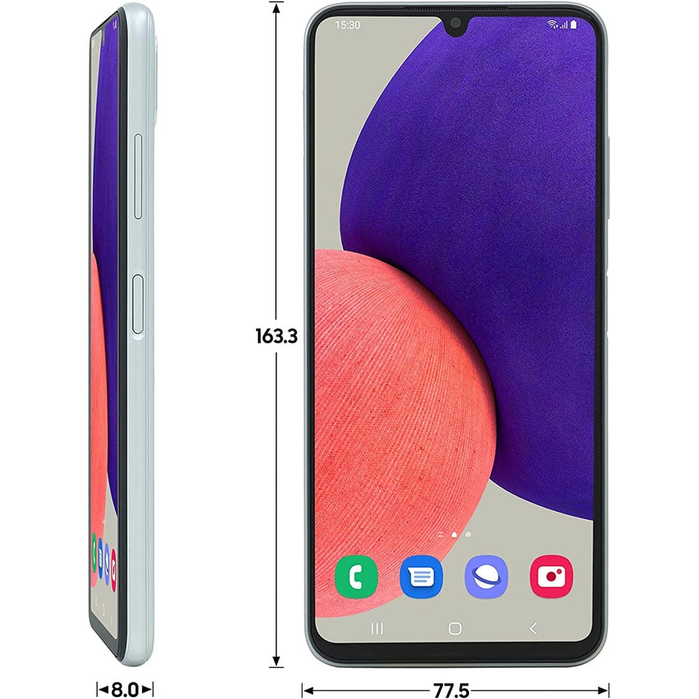 Celular Samsung Galaxy A22 5G 128GB/4GB RAM, 48MPX 5000 mAh Reacondicionado - Color Negro