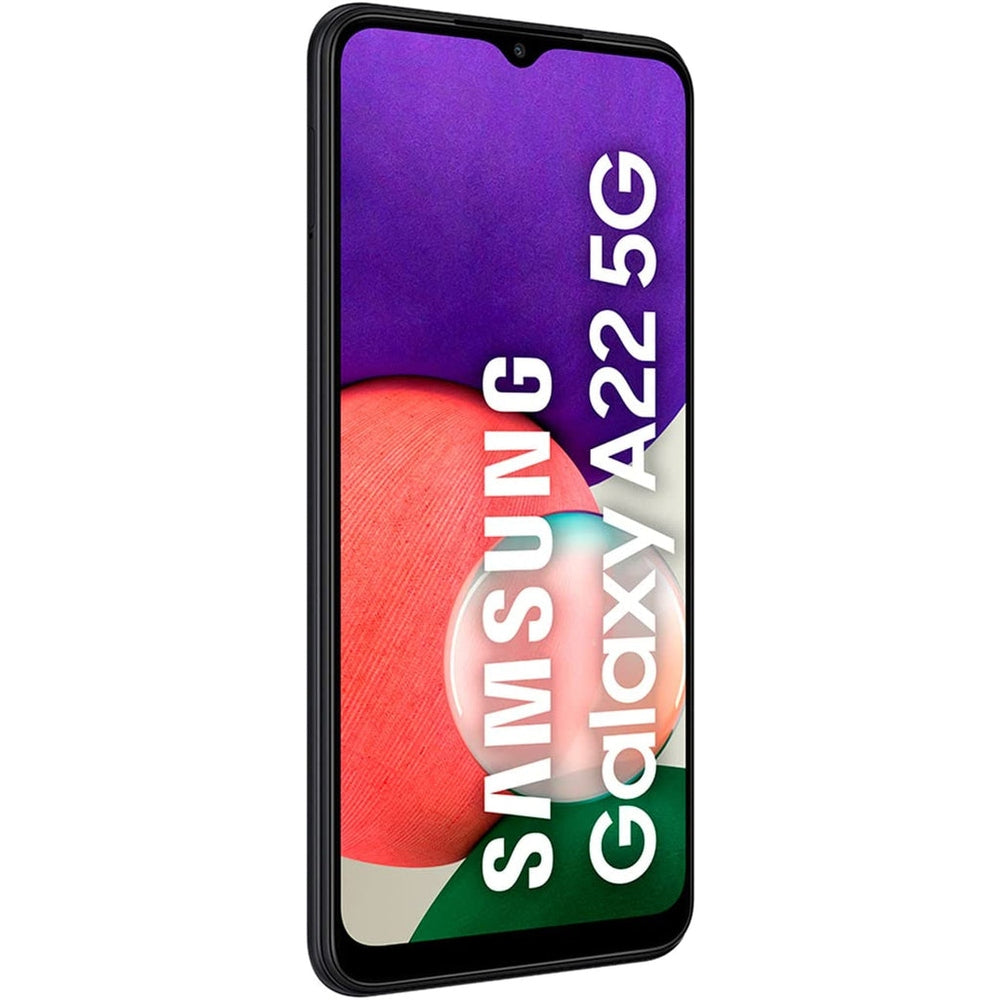 Celular Samsung Galaxy A22 5G 128GB/4GB RAM, 48MPX 5000 mAh Reacondicionado - Color Negro