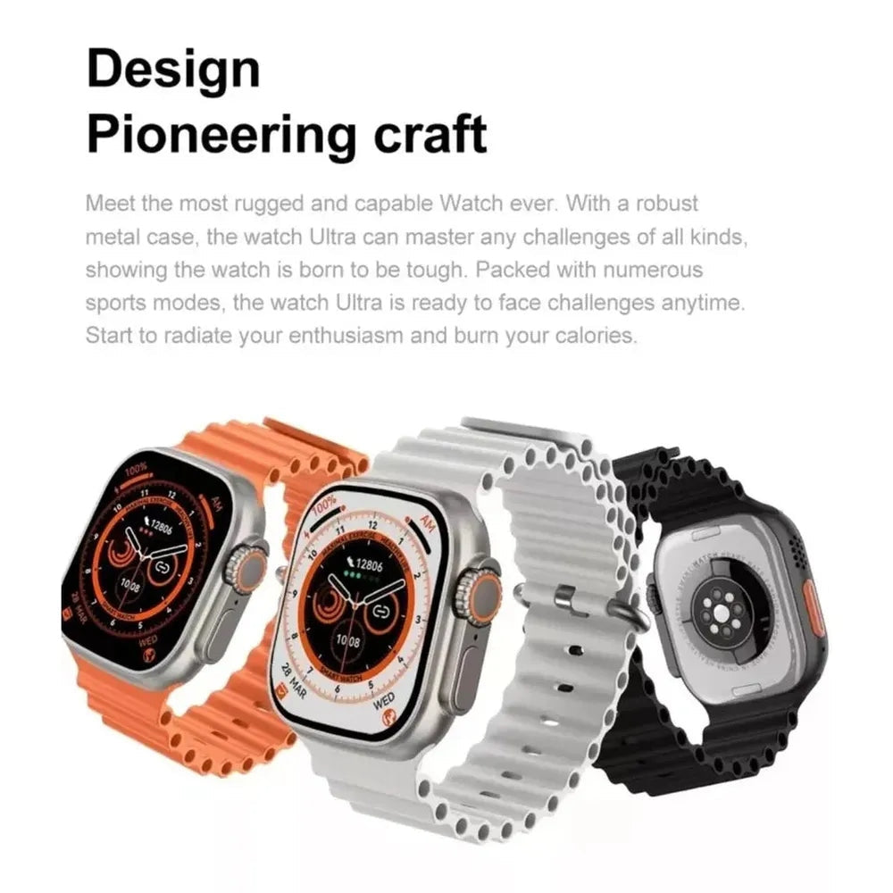 Reloj Inteligente Smart Watch Ultra Genérico - Compatible iOS y Android