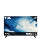 Smart Tv TCL 43 Pulgadas, 2K FHD Roku Dolby Digital Diseño Slim sin bordes Compatible con Google Siri Alexa Wifi 2.4 G y 5G 43S310R-MX