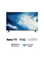 Smart Tv TCL 43 Pulgadas, 2K FHD Roku Dolby Digital Diseño Slim sin bordes Compatible con Google Siri Alexa Wifi 2.4 G y 5G 43S310R-MX