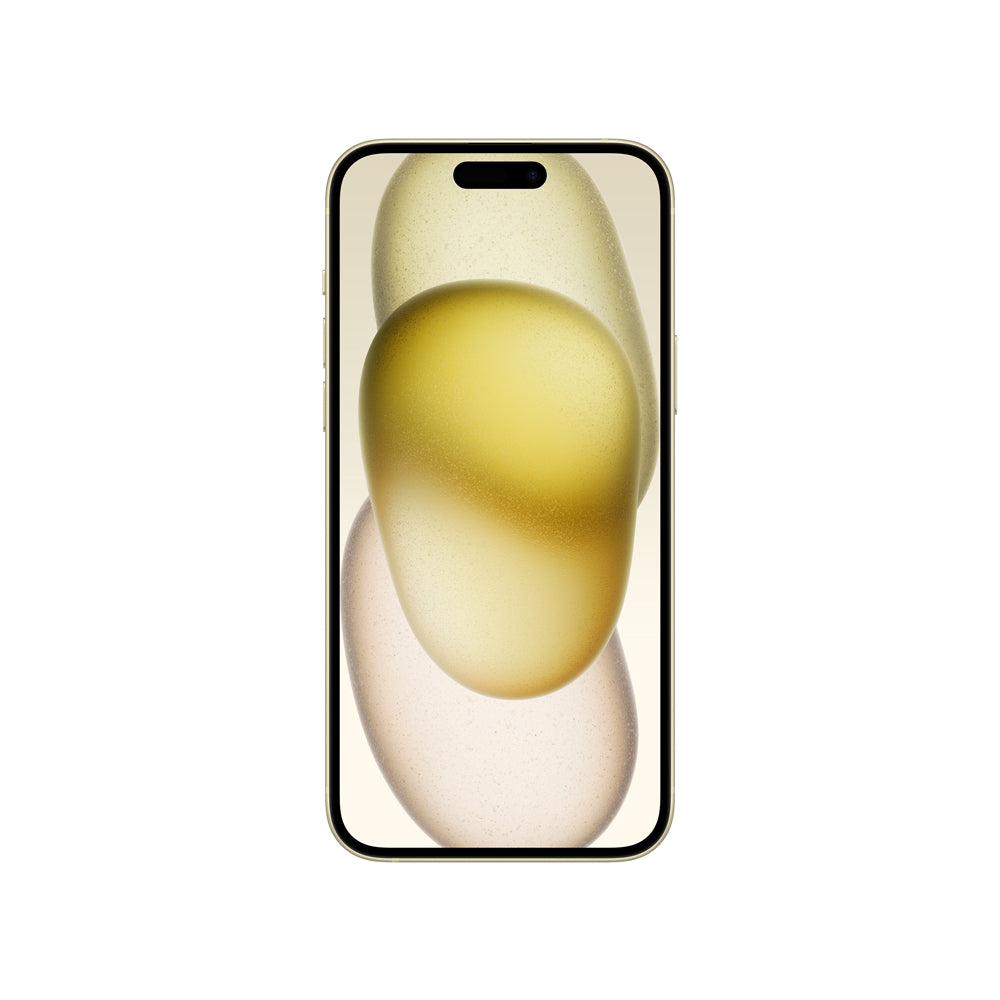 Celular iPhone 15 Plus 128GB - Amarillo Reacondicionado A e-Sim 6.69 pulgadas