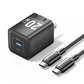 Vention Cargador Pared USB-C GaN 20W Negro