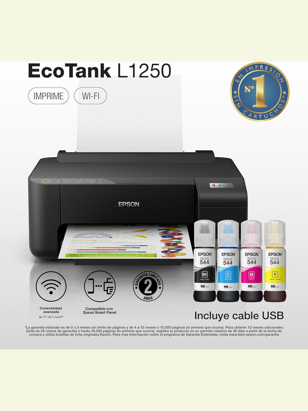 Epson Ecotank Impresora a Color L1250