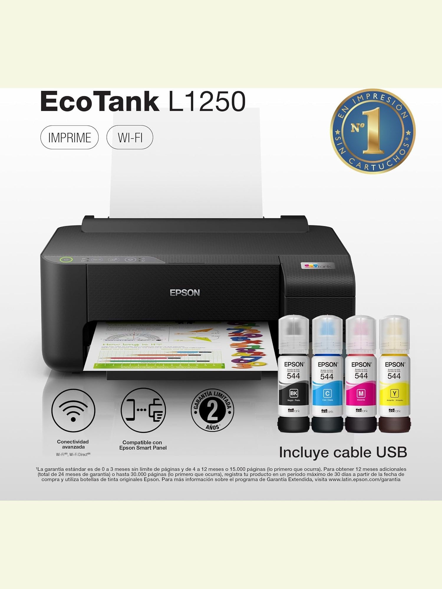Epson Ecotank Impresora a Color L1250