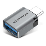 Adaptador USB 3.0 Vention CDQH0/ USB Tipo-C Macho - USB Hembra