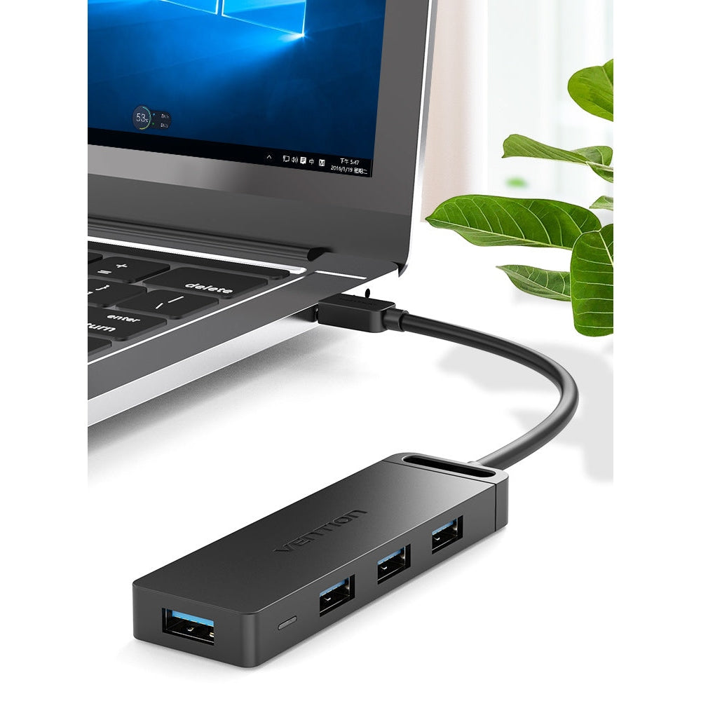 Adaptador USB tipo C a USB con 4 puertos USB 3.0 de VENTION