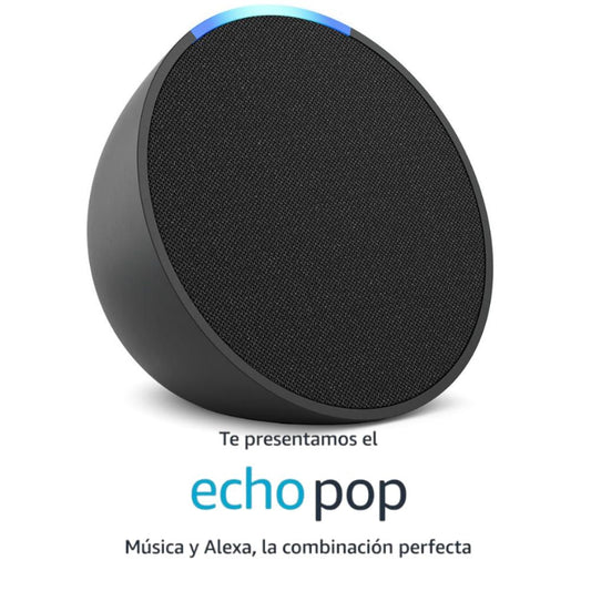 Bocina Inteligente Amazon Echo Pop - Negro Nuevo Modelo