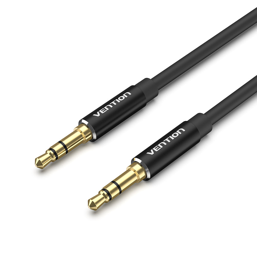 Cable Estéreo Vention BAXBF/ Jack 3.5 Macho - Jack 3.5 Macho/ 1m/ Negro