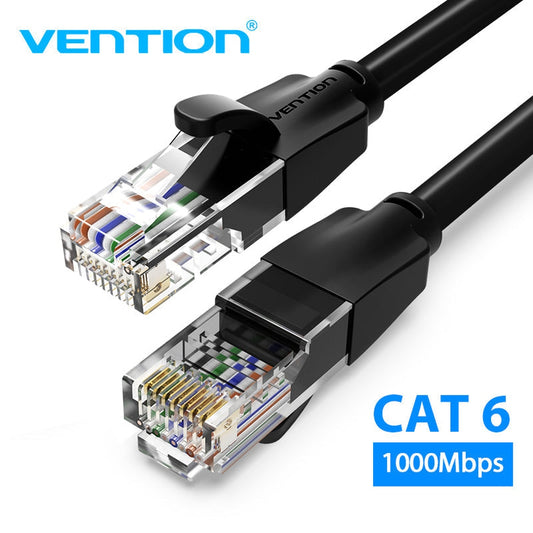 Cable de Red RJ45 UTP Vention IBEBH Cat.6/ 2m/ Negro