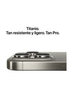 Celular Apple iPhone 15 Pro 256 GB eSIM - Titanio Negro