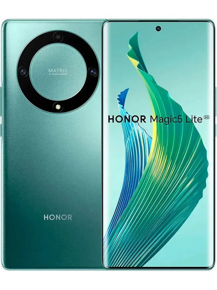Celular Honor Magic5 Lite 5G 256GB/8GB+5GB Ram - Verde