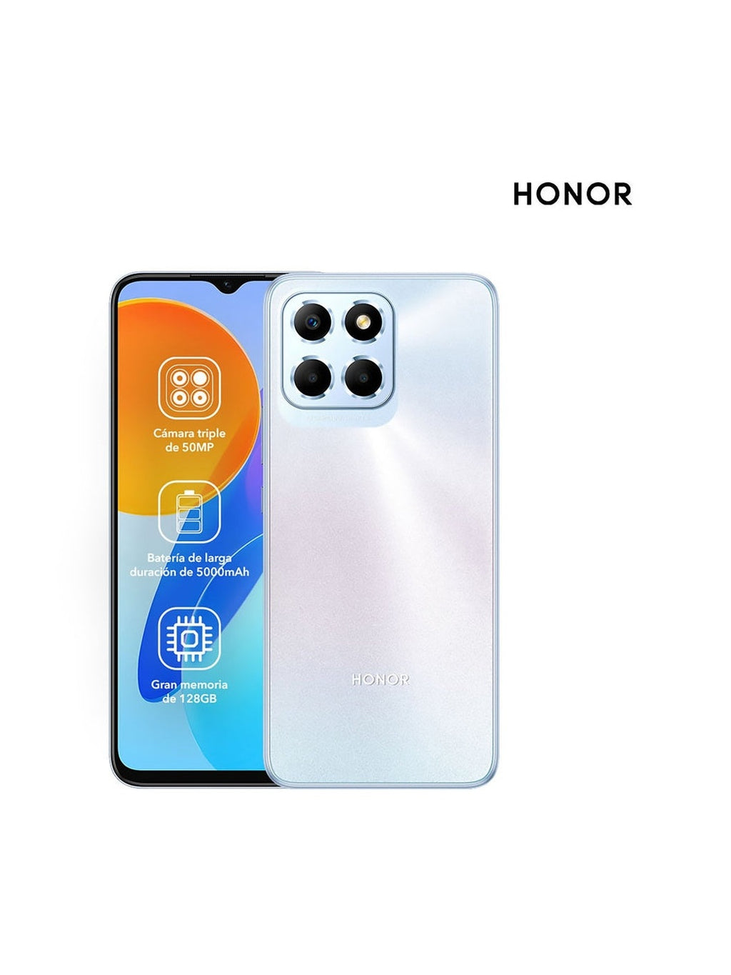 Celular Honor X6s 128GB/4GB Ram - Plata