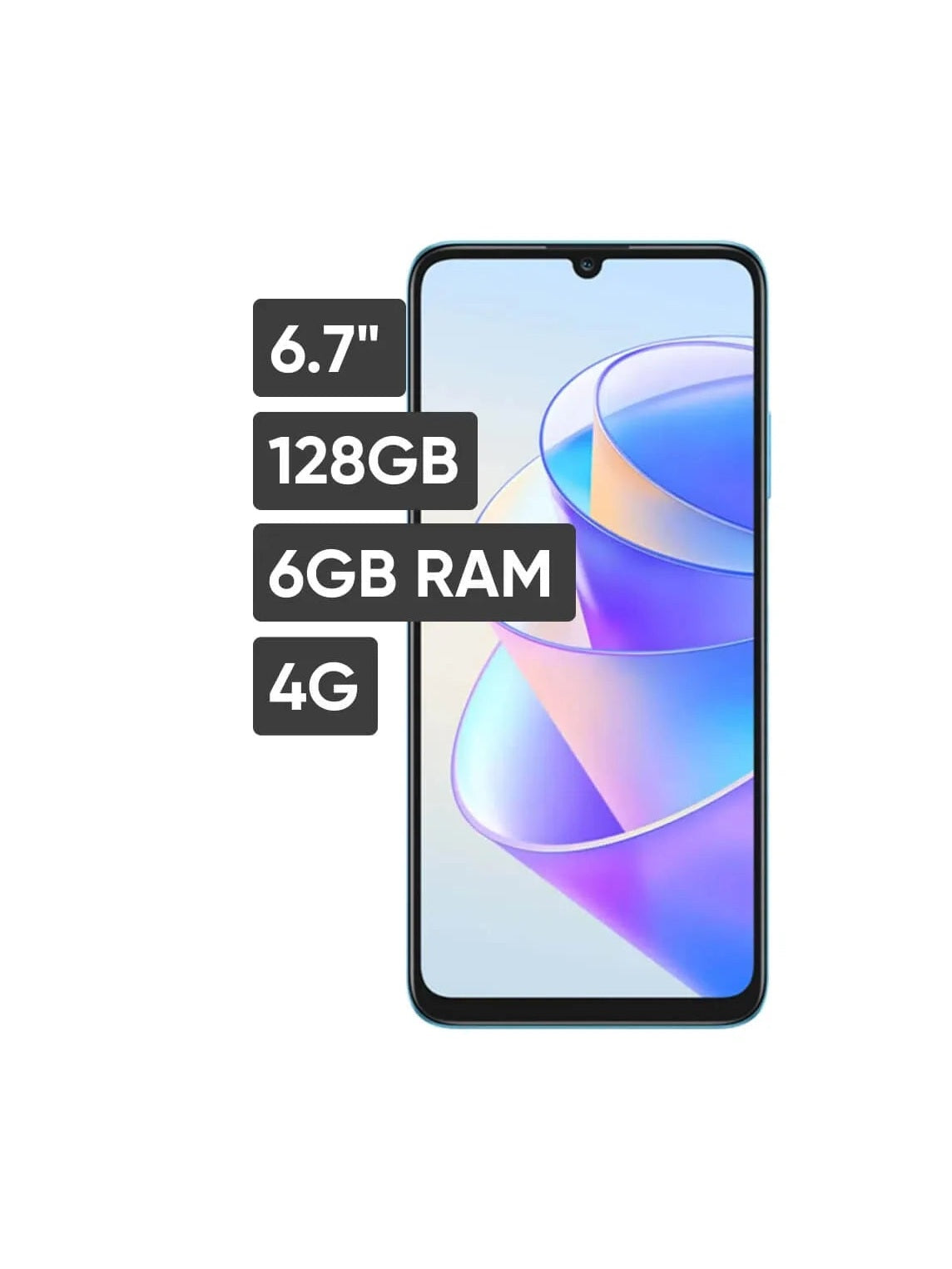 Celular Honor X7a 128GB / 6GB RAM - Camara cuádruple de 50MPX - Color Azul