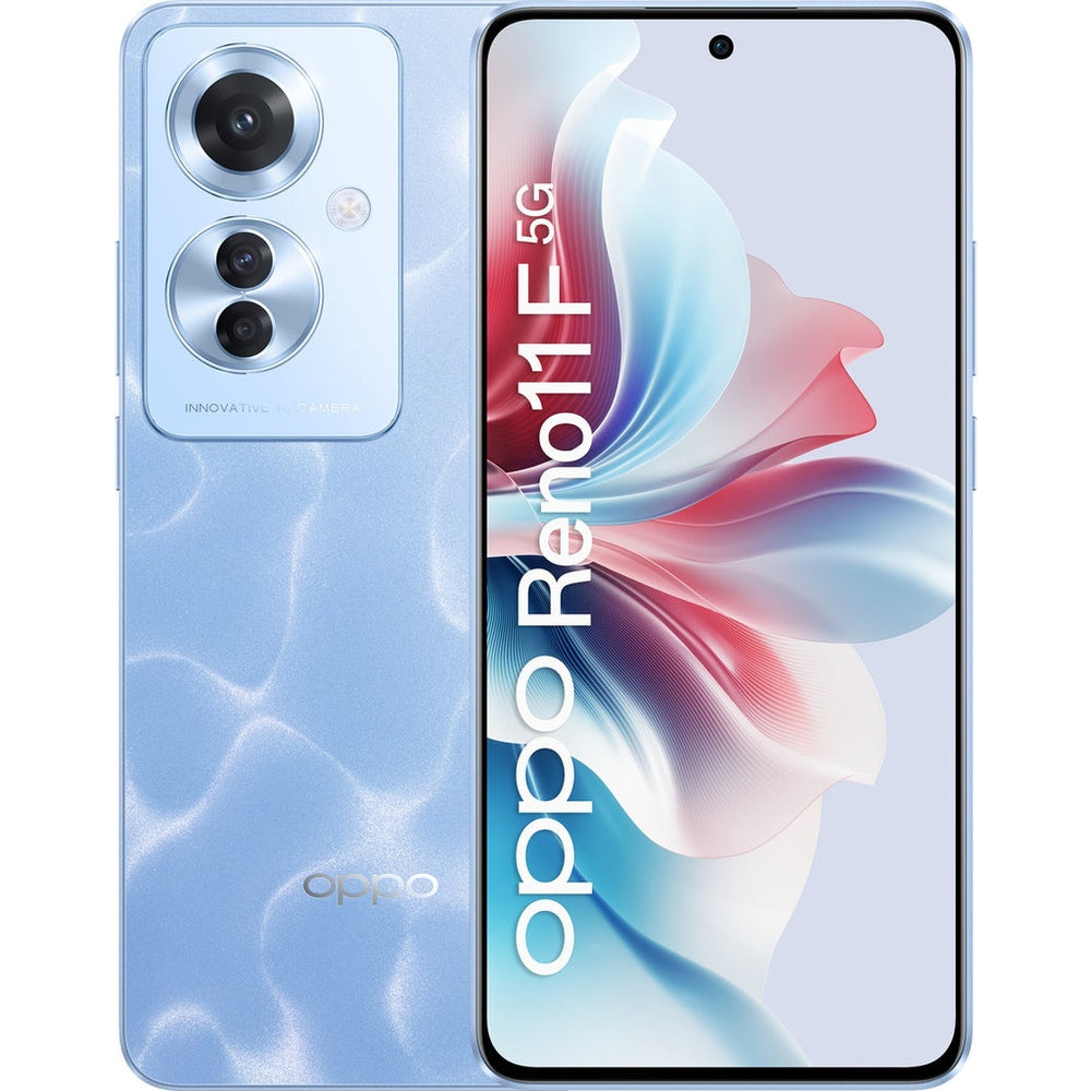 Celular OPPO Reno11 F 5G: Elegancia y Potencia - Azul Oceano