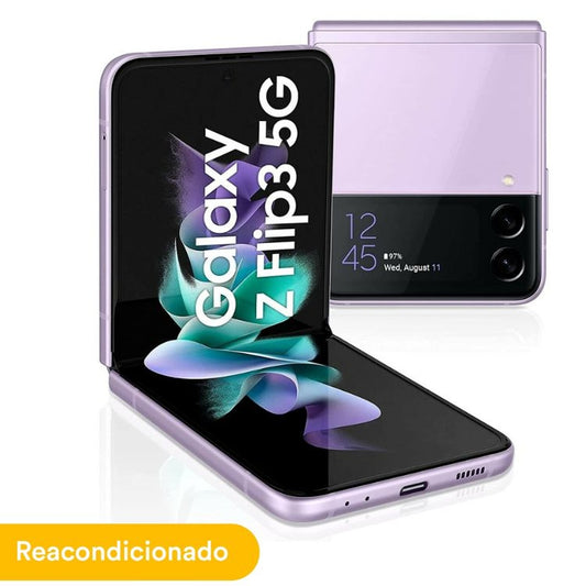 Celular Reacondicionado Samsung Galaxy Z Flip 3 5G 128GB/8GB RAM Lavanda