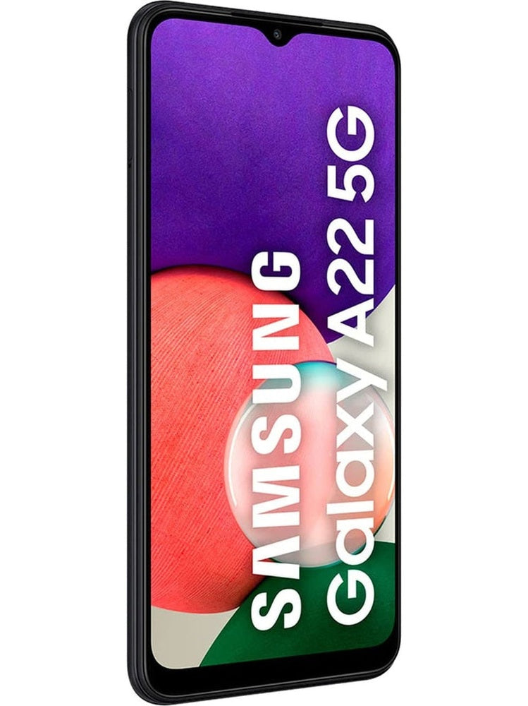 Celular Samsung Galaxy A22 5G 128GB/4GB RAM, 48MPX 5000 mAh Reacondicionado - Color Negro