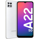 Celular Samsung Galaxy A22 5G 128GB/ 4GB RAM Reacondicionado - 48MPX Dual SIM - Blanco