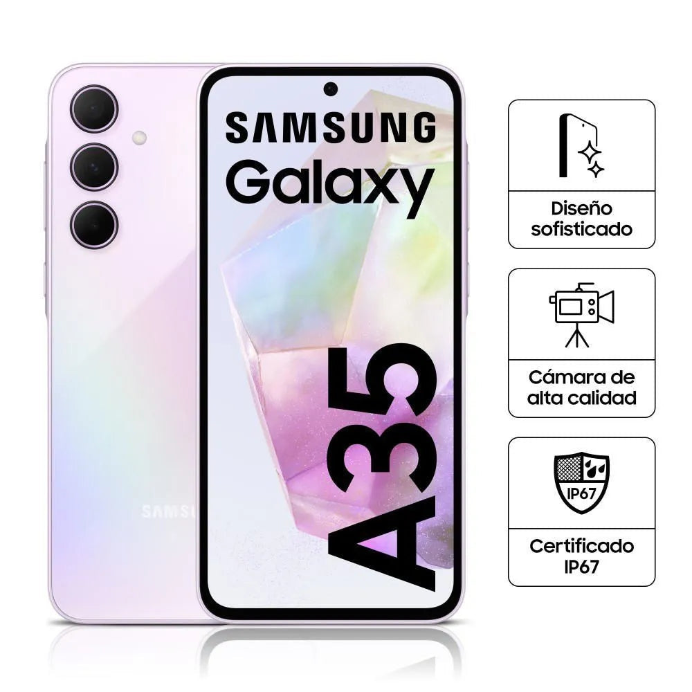 Celular Samsung Galaxy A35 5G 128GB/8GB Ram - Violeta Brillante