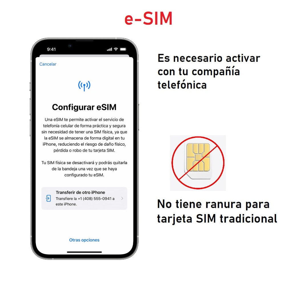 Celular iPhone 14 Plus 128GB Reacondicionado - Negro eSIM