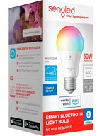 Foco Bombillo Inteligente Sengled A19 Bluetooth Multicolor Compatible con Alexa