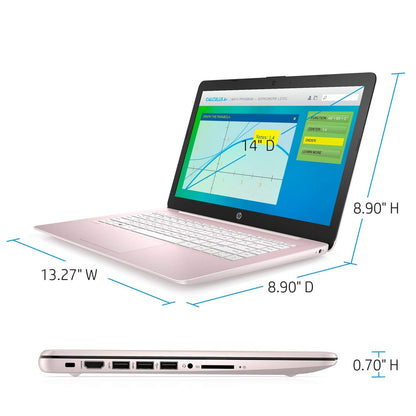 Laptop HP Stream 14-CF2112WM - 14 Pulgadas Rosa