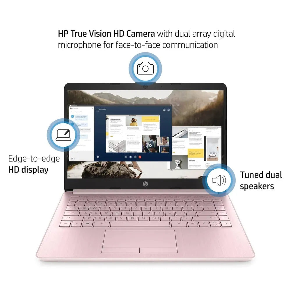 Laptop HP Stream 14-CF2112WM - 14 Pulgadas Rosa