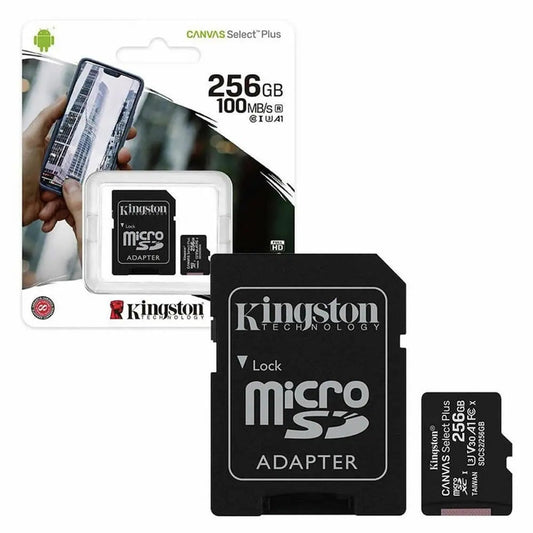 Memoria Flash Kingston CANVAS Select Plus 256GB MicroSD