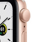 Reloj Apple Watch SE GPS Color Oro de 40MM y Correa Deportiva Blanco Estelar