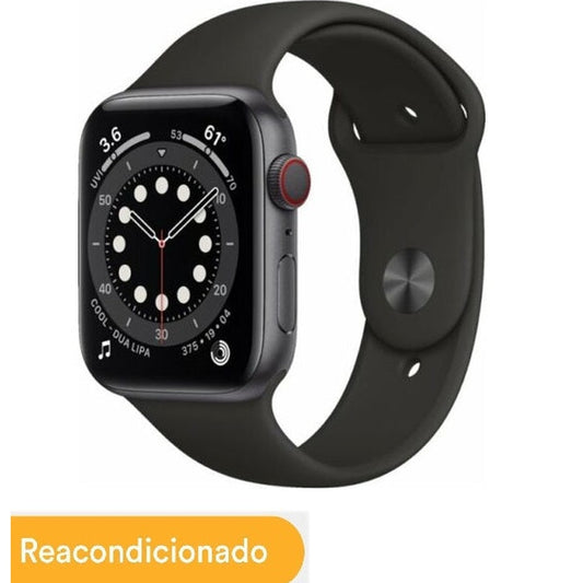 Reloj Apple Watch Serie 6 44mm Space Gray-Negro Reacondicionado