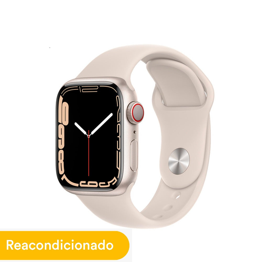 Reloj Apple Watch Serie 7 41mm Starlight Aluminium Blanco Estelar - GPS REACONDICIONADO