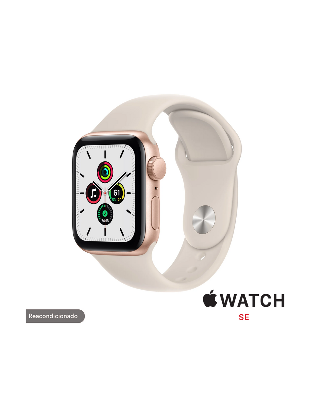 Reloj inteligente Apple Watch SE 40mm - Dorado Reacondicionado Excelente