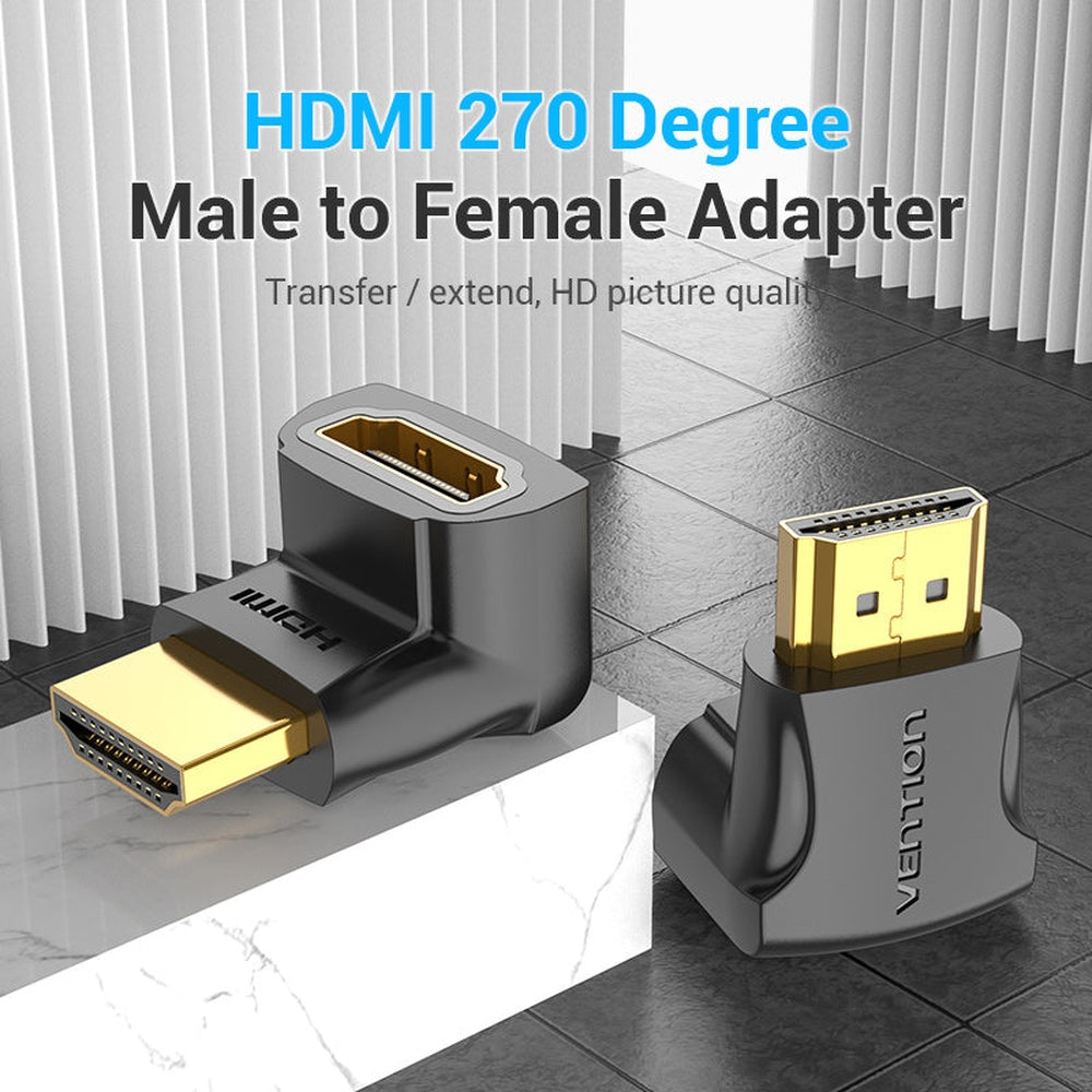 VENTION - Adaptador HDMI 4K 270º Vention AINB0/ HDMI Macho - HDMI Hembra