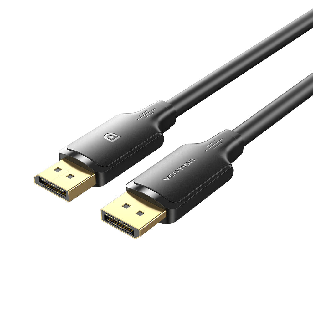 VENTION - Cable Conversor Vention HAKBG/ DisplayPort Macho - DisplayPort 4K Macho/ 1.5m/ Negro