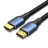 VENTION Cable HDMI 8K 2.1 15FT/5M 48Gbps, cable HDMI trenzado de ultra alta velocidad 4K a 120Hz 8K a 60Hz eARC HDR 10 HDCP 2.2 y 2.3 compatible con monitor Xbox PS4/5 HDTV Blu-ray