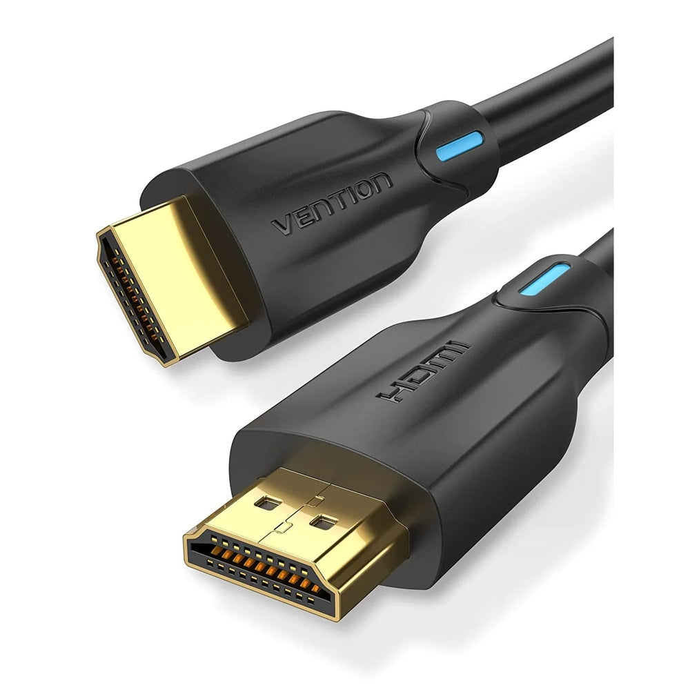 VENTION Cable HDMI 8K de 1 Metro – Cable HDMI 2.1 de ultra alta velocidad de 48 Gbps para 4K @120Hz 8K @60Hz eARC HDR 10 HDCP 2.2 y 2.3 compatible con Roku TV PS5/4 Xbox Blu-ray