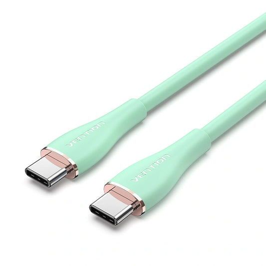 VENTION - Cable USB-C PD 100W Carga Rápida Silicona Verde