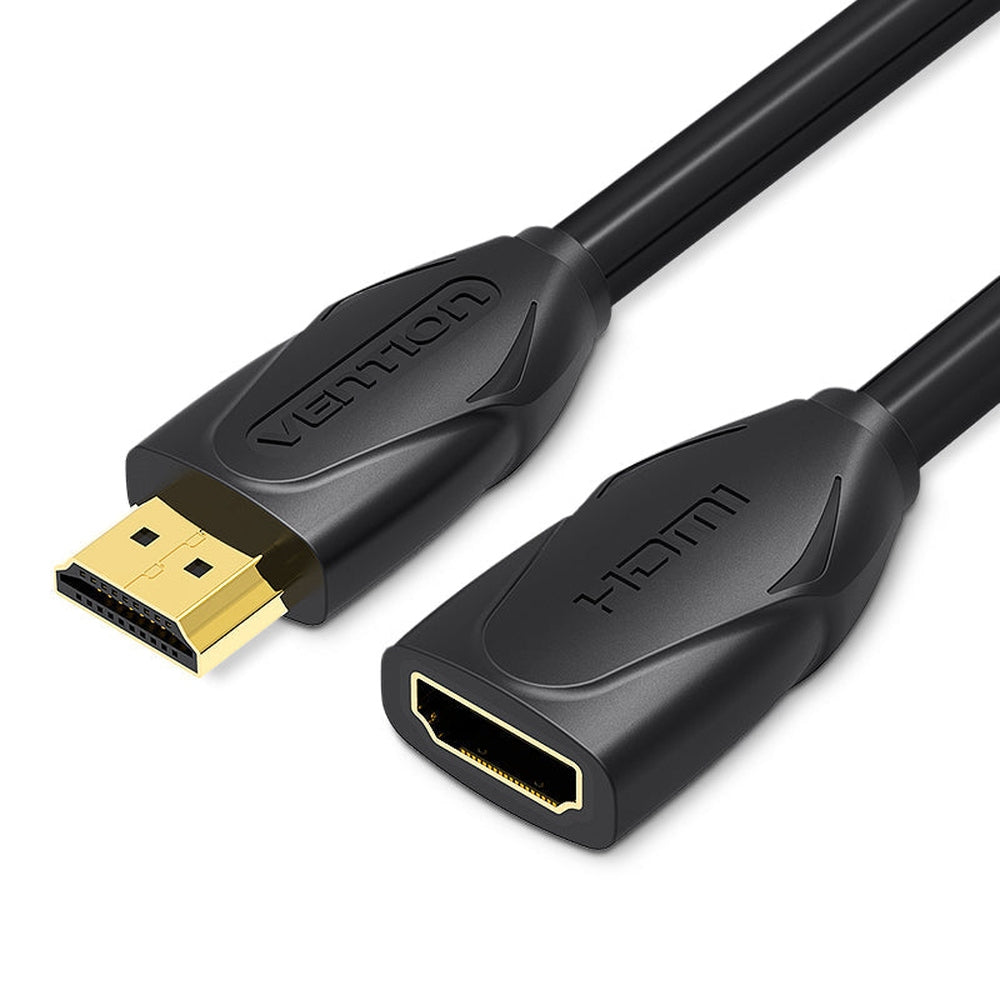 VENTION - Cable de extensión HDMI de alta velocidad 4K HDMI macho a hembra 4K a 30Hz retorno de audio compatible con Xbox One S 360, PS4, Apple TV, reproductor de Blu Ray, Wii U, etc. 10 pies