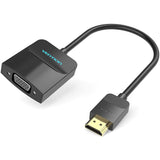 VENTION - Conversor Vention 42154/ HDMI Macho - VGA Hembra/ 15cm/ Negro